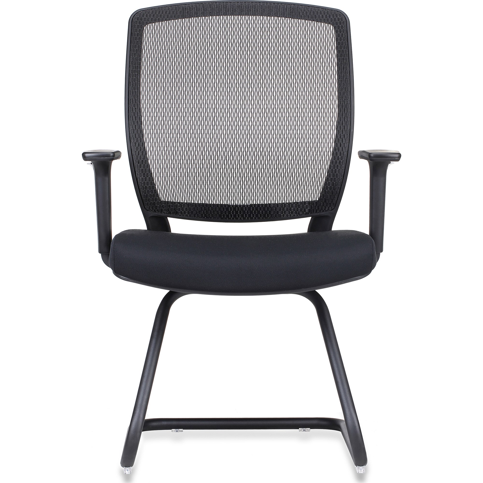 Rapidline Hartley Visitor Chair Large Mesh Back Black