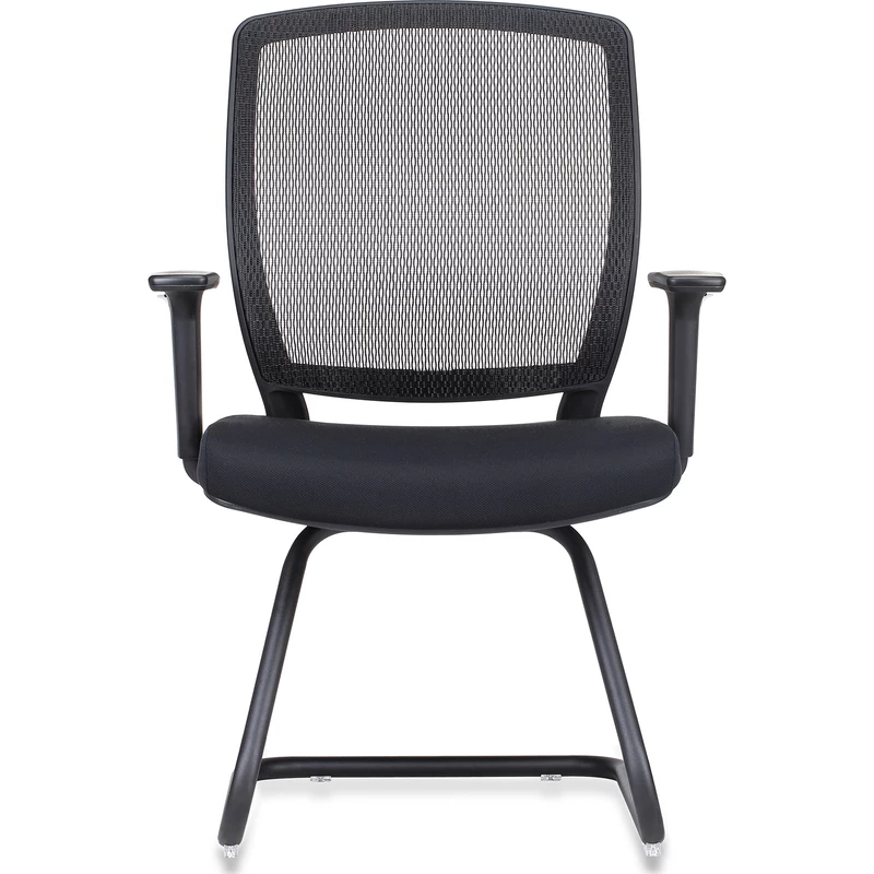 Rapidline Hartley Visitor Chair Large Mesh Back Black