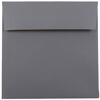 JAM PAPER Premium Dark Gray Invitation and Business Envelopes