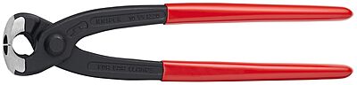 KNIPEX - 10 99 i220 Tools - Ear Clamp Pliers, Front and Side Jaws (1099i220), Red