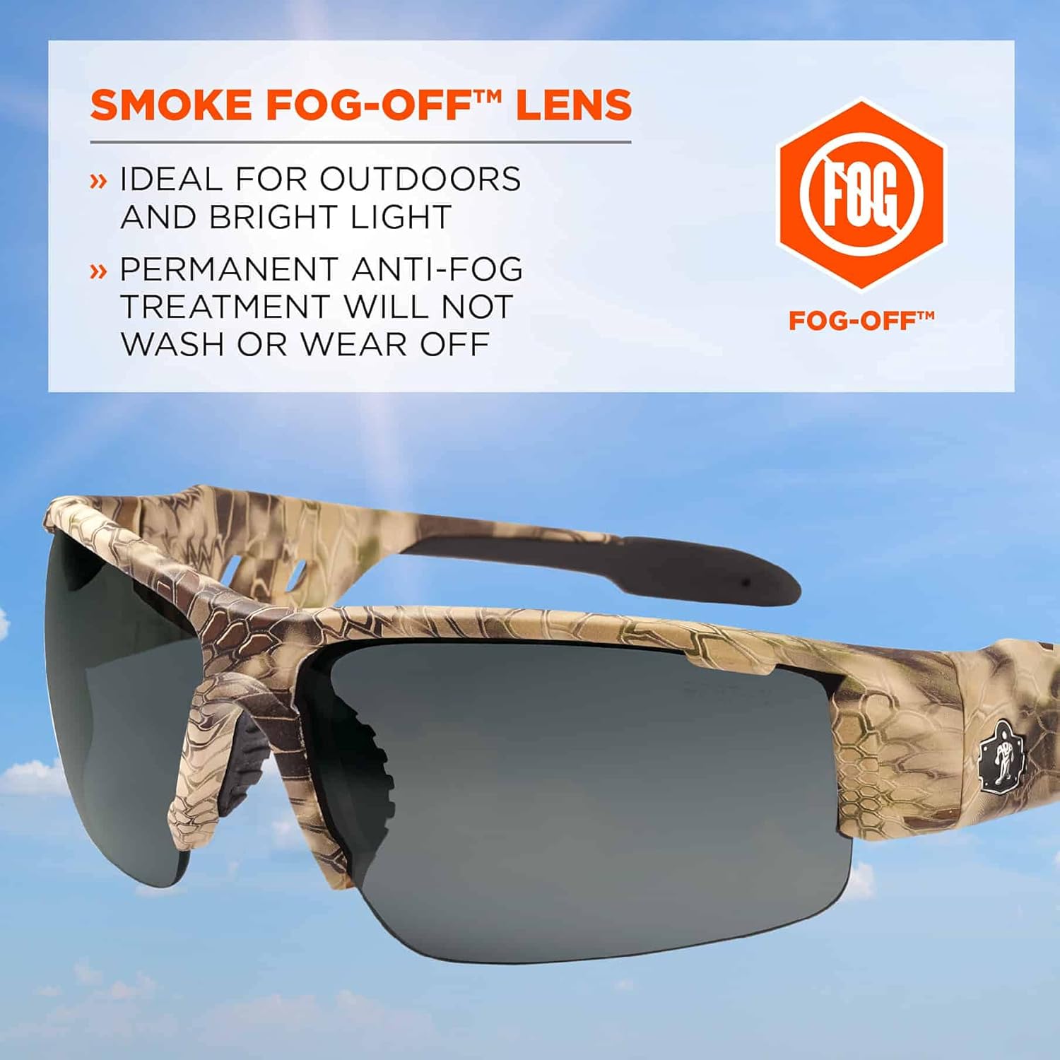 Ergodyne Skullerz DAGR Anti-Fog Safety Glasses