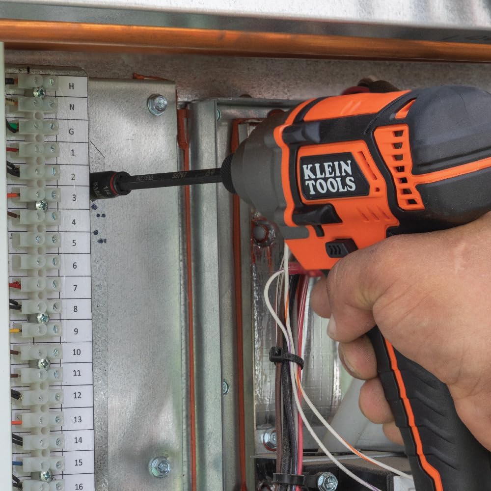 Klein Tools 32768 Impact Driver Set, 3-in-1 SAE Impact Socket and Bit Holder