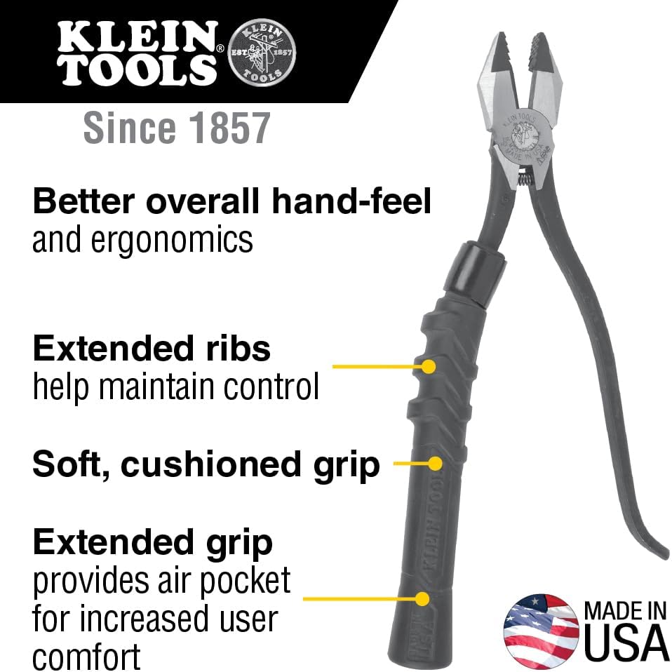 Klein Tools M200ST Plier Cushion Grip Kit with Heat Shrink Bands, Made in USA