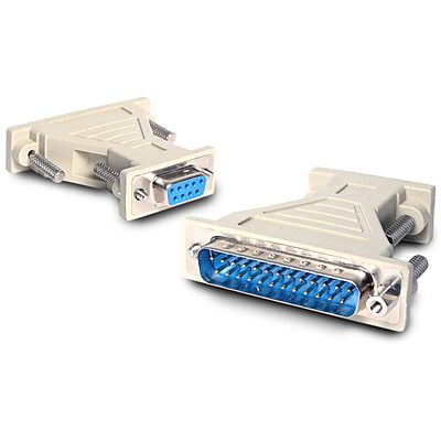 StarTech.com DB9 to DB25 Serial Cable Adapter - F/M - AT925FM, Beige