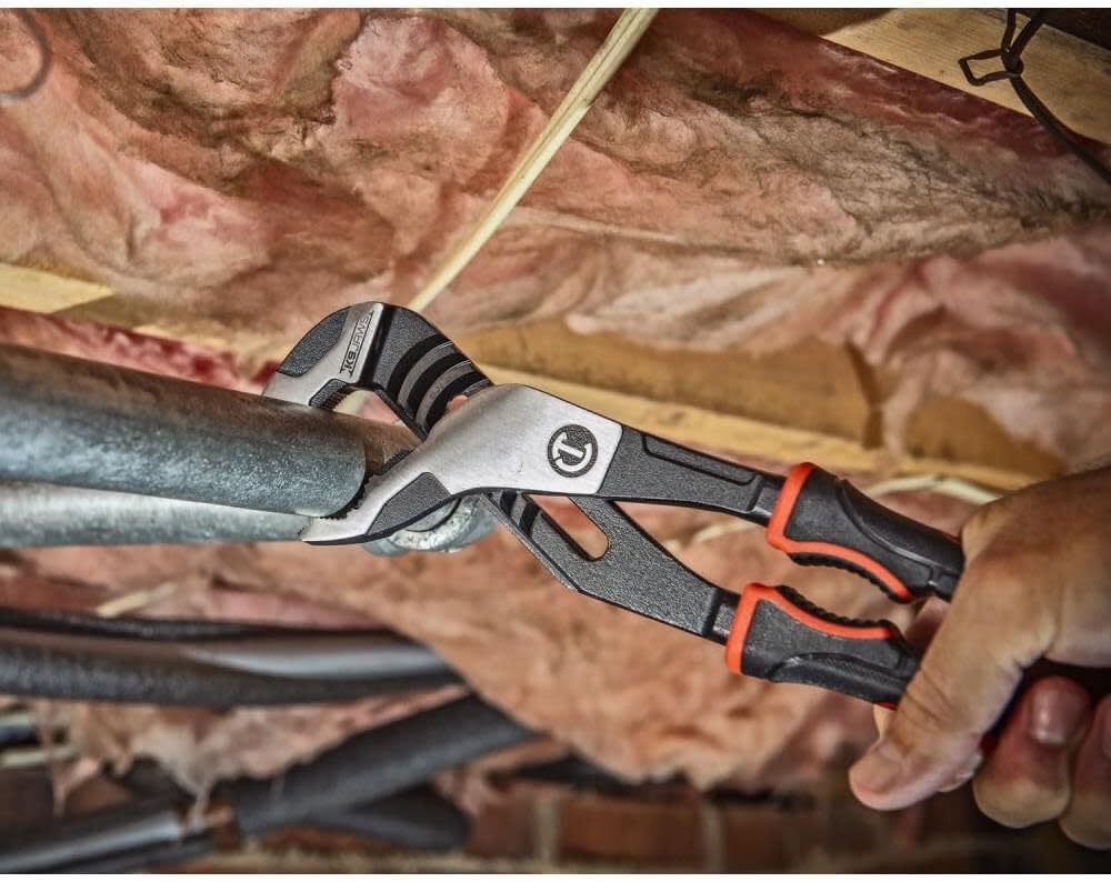 Crescent Z2 K9 V-Jaw Dual Material Tongue & Groove Pliers - Home Improvement, Mechanic - 10" - RTZ210CGV