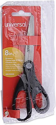 Universal 92009 Economy Scissors - 3.75in Cutting Length - 8in Overall Length - Pointed - Straight-left/right