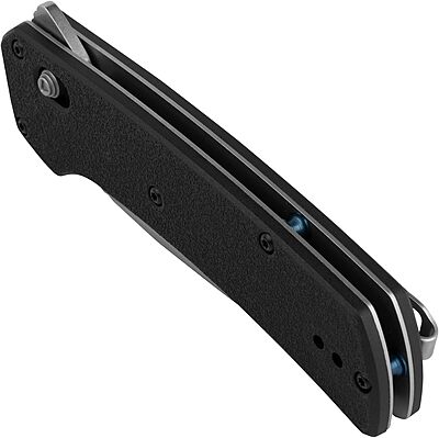 Kershaw Layup Folding Pocket Knife, 3.4 inch D2 Steel Blade, Duralock Locking Mechanism, Pocketclip
