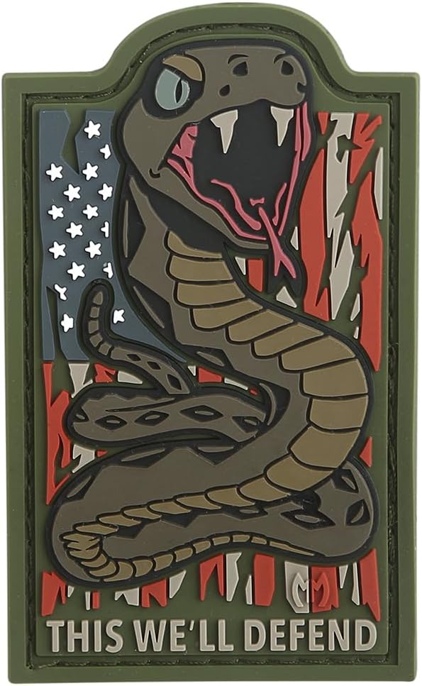 MAXPEDITION This We'll Defend 3D PVC Morale Patch