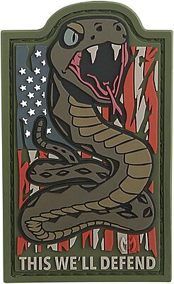 MAXPEDITION This We'll Defend 3D PVC Morale Patch