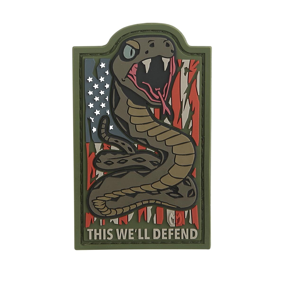 MAXPEDITION This We'll Defend 3D PVC Morale Patch
