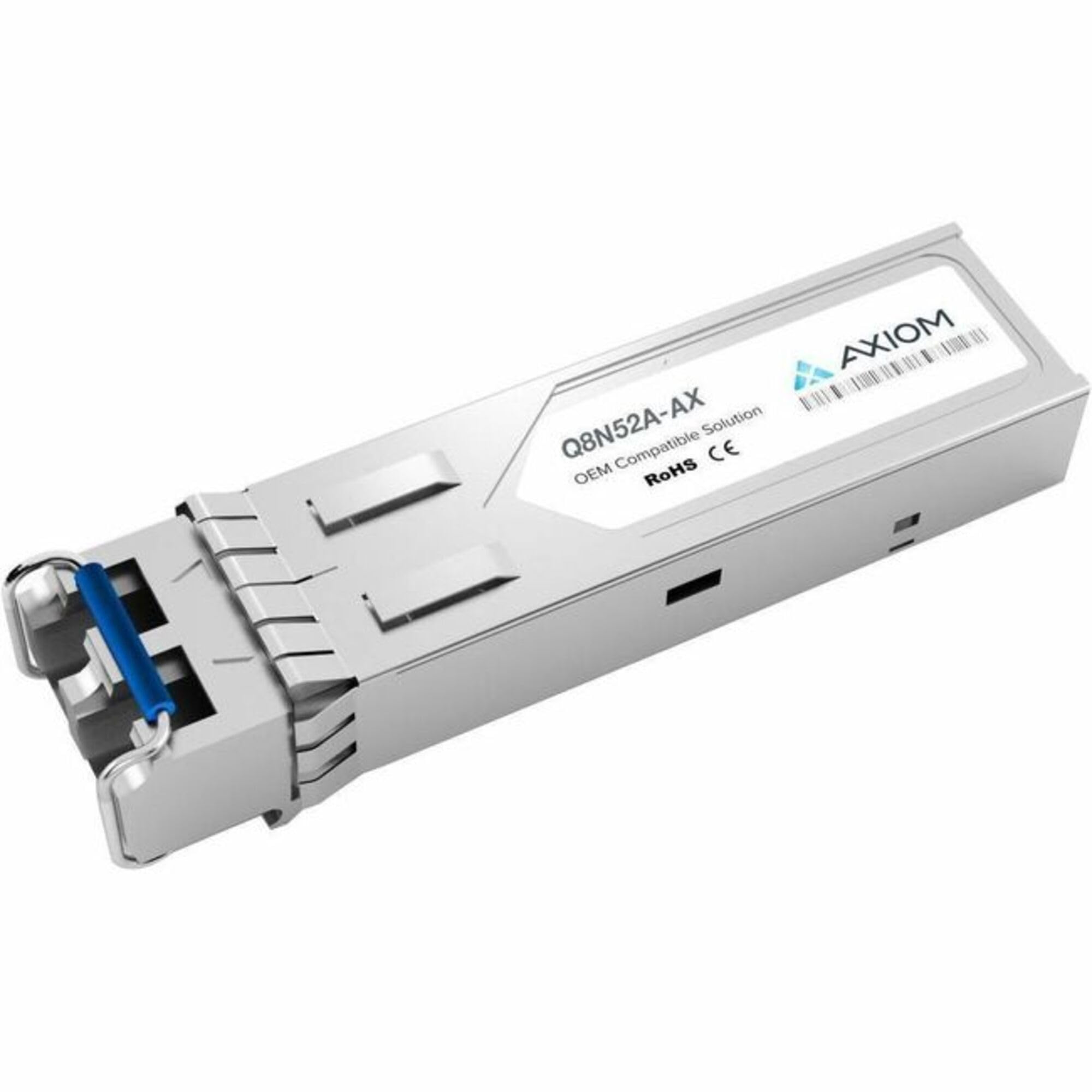 Axiom Memory - Q8N52A-AX - Axiom 1000Base-LX Extended Temp SFP Transceiver for Aruba - Q8N52A - for Data Networking