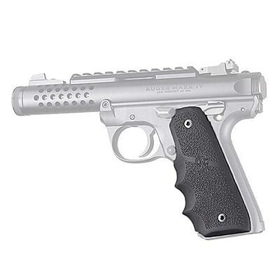 HOGUE OverMolded Checkered Rubber Grip Panels for Ruger 22/45 MK IV