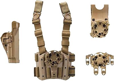 BLACKHAWK Serpa Level 2 Tactical Holster Combo Kit for Beretta 92/96/M9/M9A1