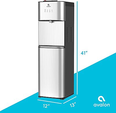 Avalon Limited Edition Self Cleaning Water Cooler Water Dispenser - 3 Temperature Settings - Hot, Cold & Room Water