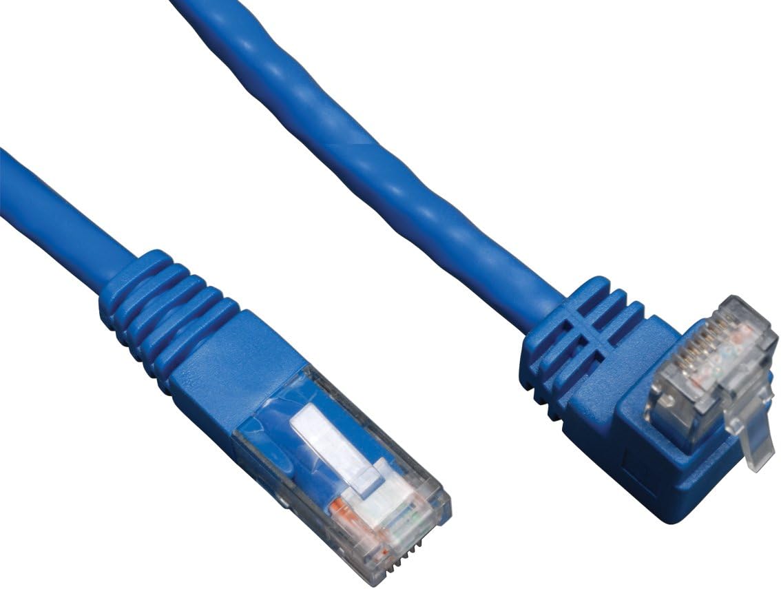 Tripp Lite Cat6 Gigabit Angled Molded RJ45 Patch Cable