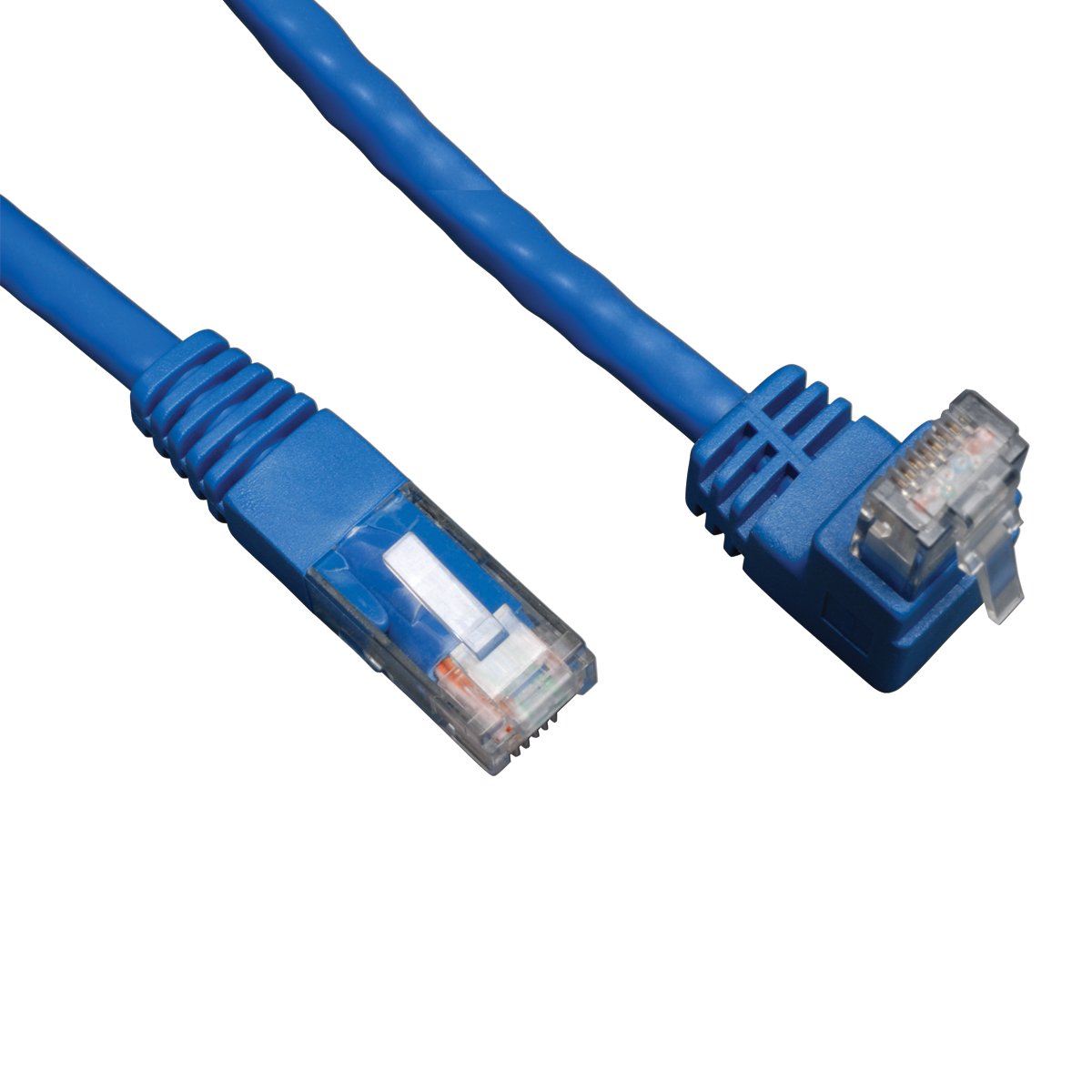Tripp Lite Cat6 Gigabit Angled Molded RJ45 Patch Cable