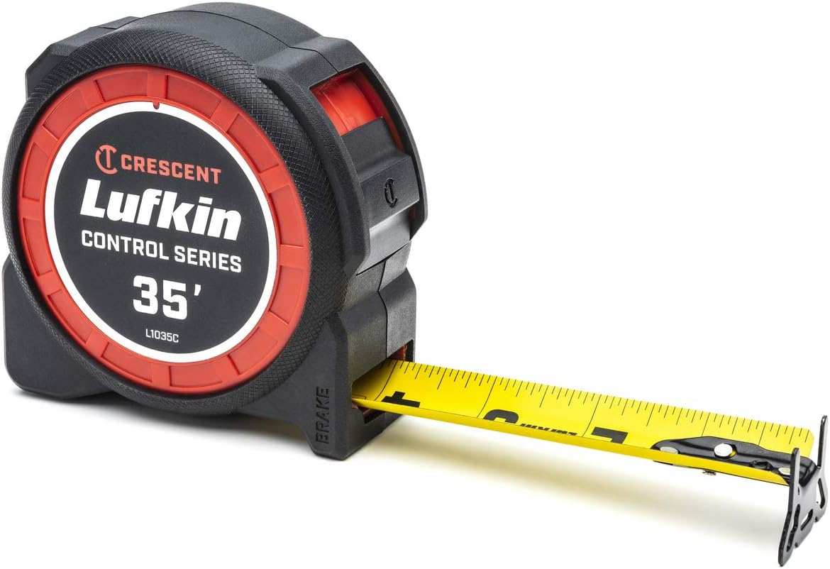 Crescent Lufkin 1-3/16 x 35' Command Control Series Yellow Clad Tape Measure - L1035C-02