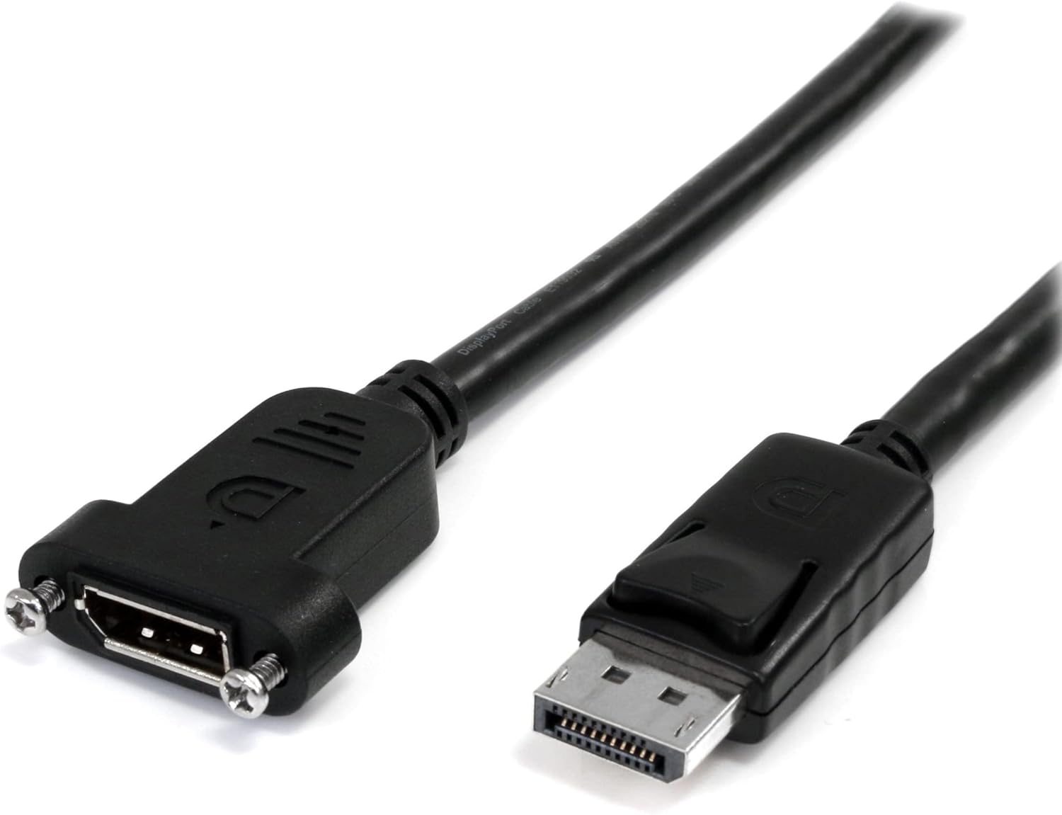 StarTech.com 3 ft DisplayPort Male to Female Panel Mount Cable (DP 1.2)