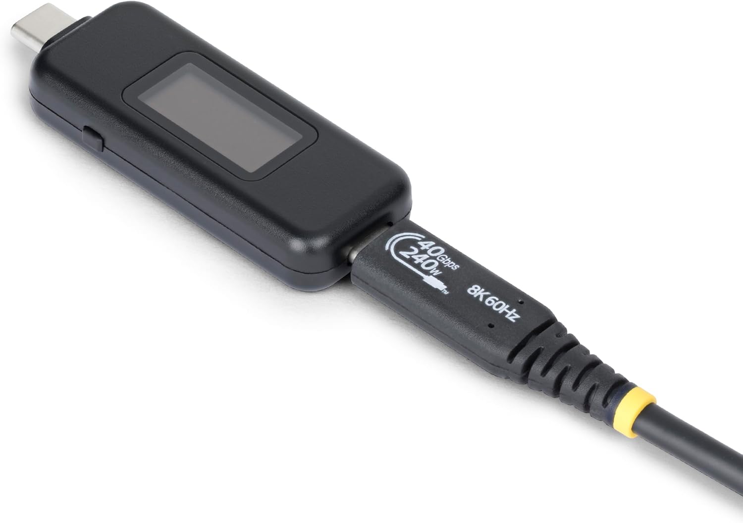 StarTech.com USB-C Power Tester, Digital Multimeter, Bi-Directional Voltage and Current Meter, 240W PD EPR, Cable/Port Tester