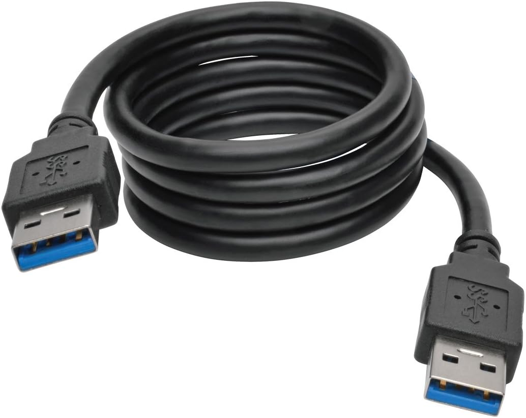 Tripp Lite USB 3.0 SuperSpeed (A/A) Cable, 28/24 AWG, 5 Gbps, USB Type-A to Type-A, Black