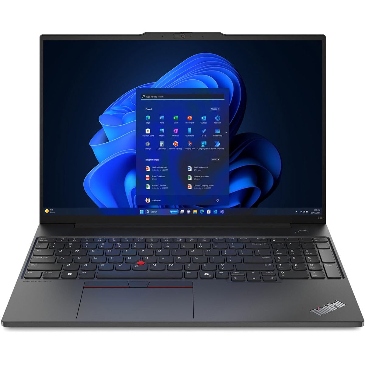 Lenovo THINKPAD E16 AMD G2, AMD RYZEN 7 7735U (2.70GHZ, 16MB), 16 1920 X 1200 Non-Touch