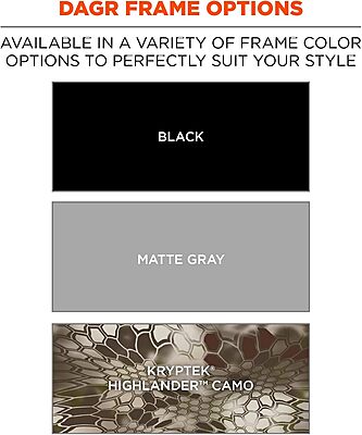 Ergodyne Skullerz Dagr Polarized Safety Sunglasses- Matte Gray Frame, Smoke Lens