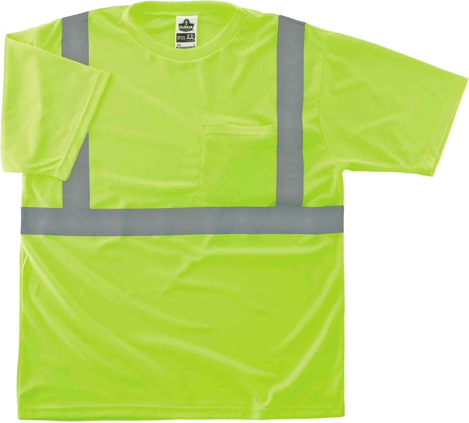 ERGODYNE GloWear 8289-ECO Recycled Hi-Vis T-Shirt Type R Class 2