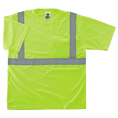 ERGODYNE GloWear 8289-ECO Recycled Hi-Vis T-Shirt Type R Class 2