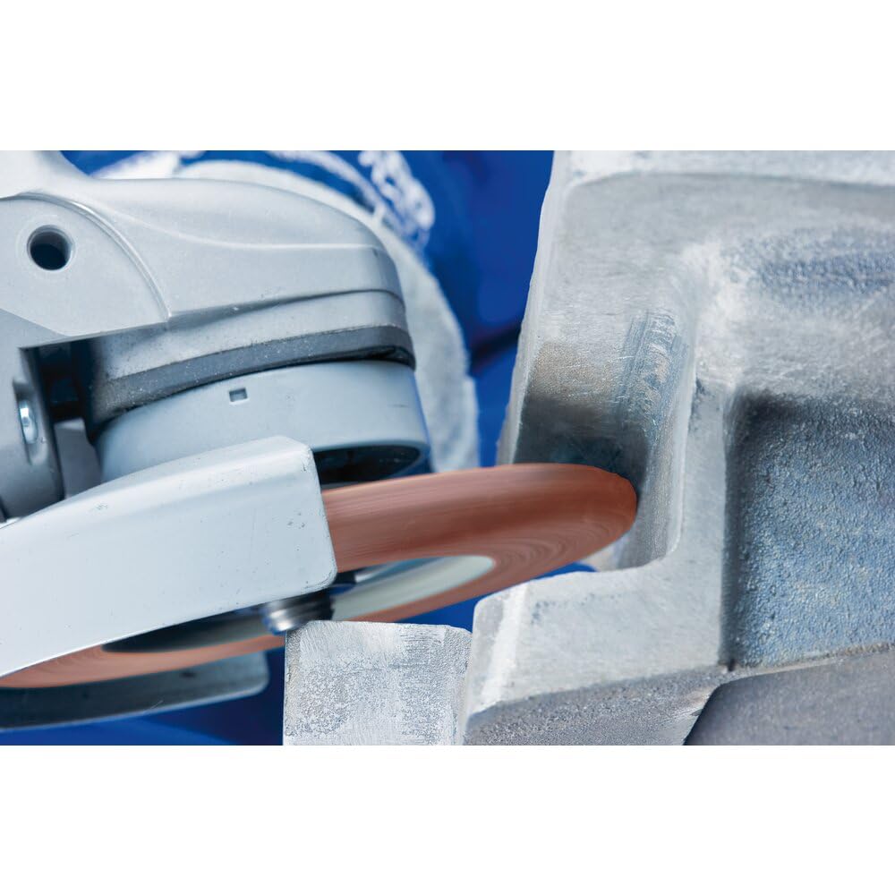 PFERD POLIFAN®-Curve Radial Type Flap Disc - 4-1/2" x 5/8-11" Thread, 60 Grit Ceramic Oxide