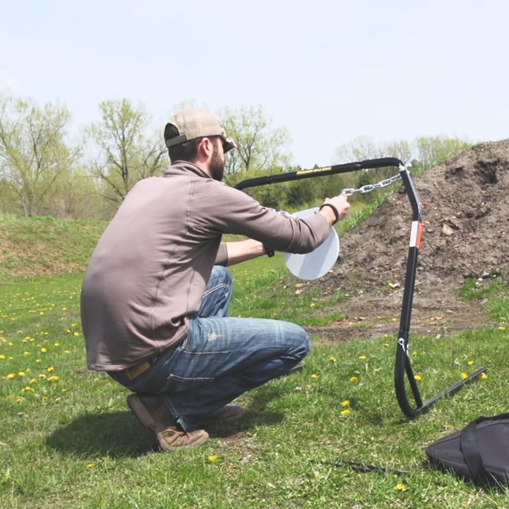 Caldwell Replacement Magnum Rifle Gong with AR550 Steel Construction for Outdoor, Range, Shooting and Hunting