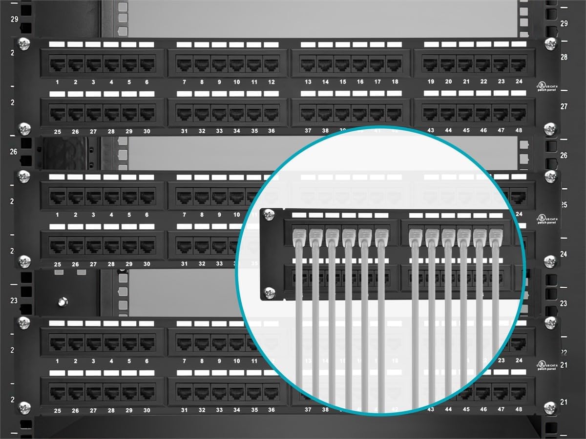 Monoprice Cat6 110-Type Patch Panel (568A/B Compatible)
