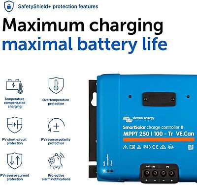 Victron Energy SmartSolar MPPT VE.Can Solar Charge Controller