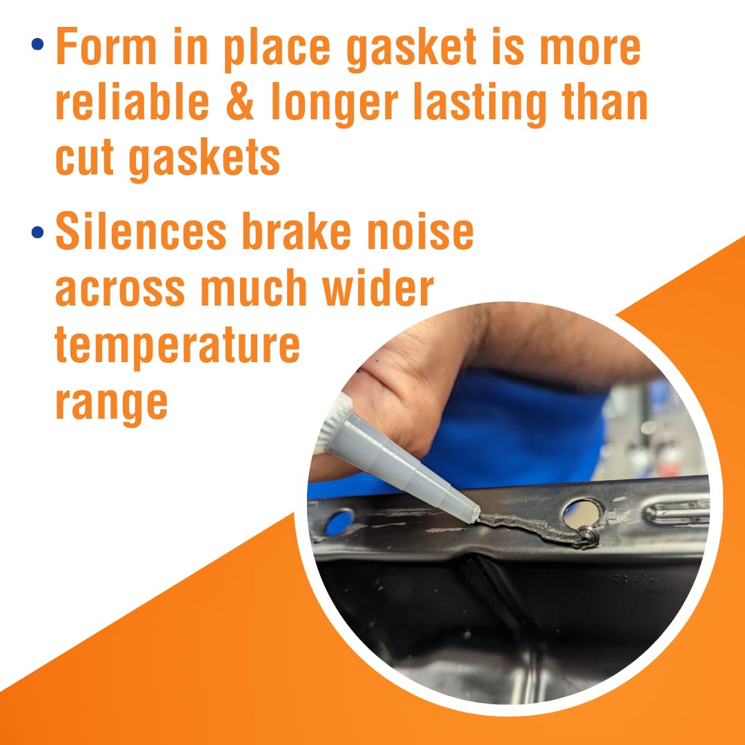 PERMATEX RTV Silicone Gasket Maker, Sensor-Safe Oil-Resistant