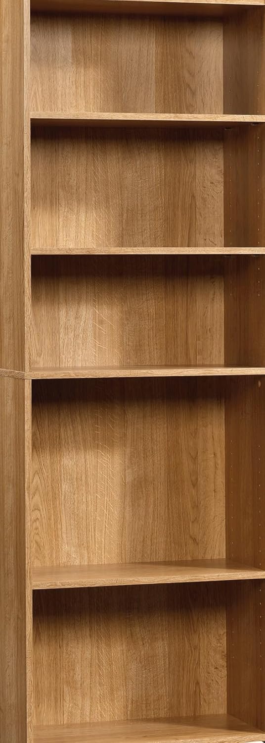 Sauder Beginnings 5-Shelf Bookcase with Adjustable Shelves