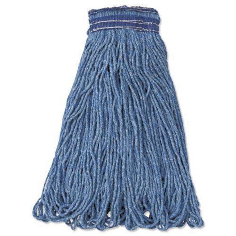 Rubbermaid Blue 24 oz Blended Mop w/Universal Headband Single