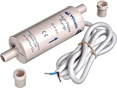 Whale Inline Booster High Flow Electric Galley Pump - 12V