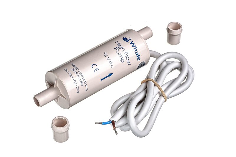 Whale Inline Booster High Flow Electric Galley Pump - 12V