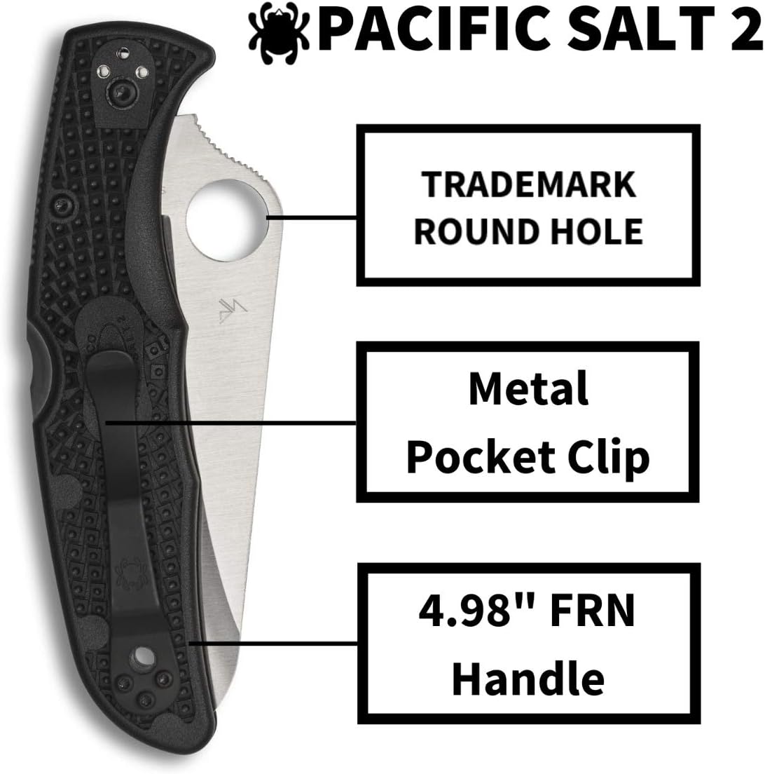 SPYDERCO Pacific Salt 2 Lightweight Folding Knife