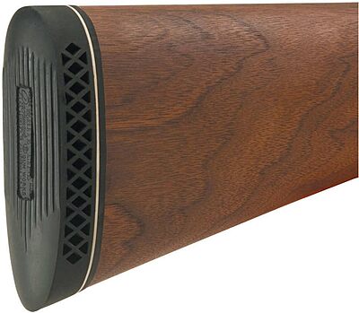 PACHMAYR Deluxe Field Recoil Pad for Shotguns — Ribbed Face, White Line Base