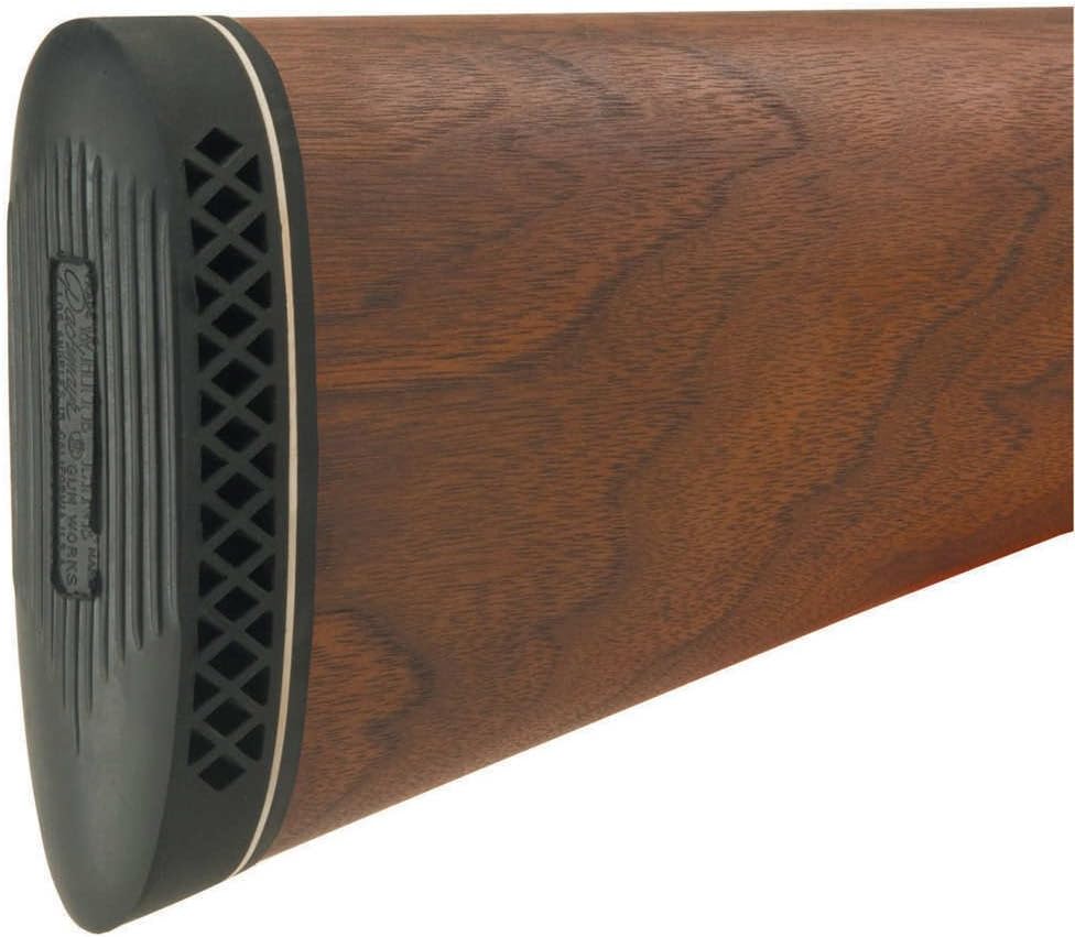 PACHMAYR Deluxe Field Recoil Pad for Shotguns — Ribbed Face, White Line Base