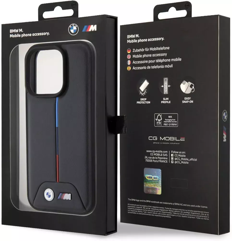 BMW Quilted Tricolour Case
