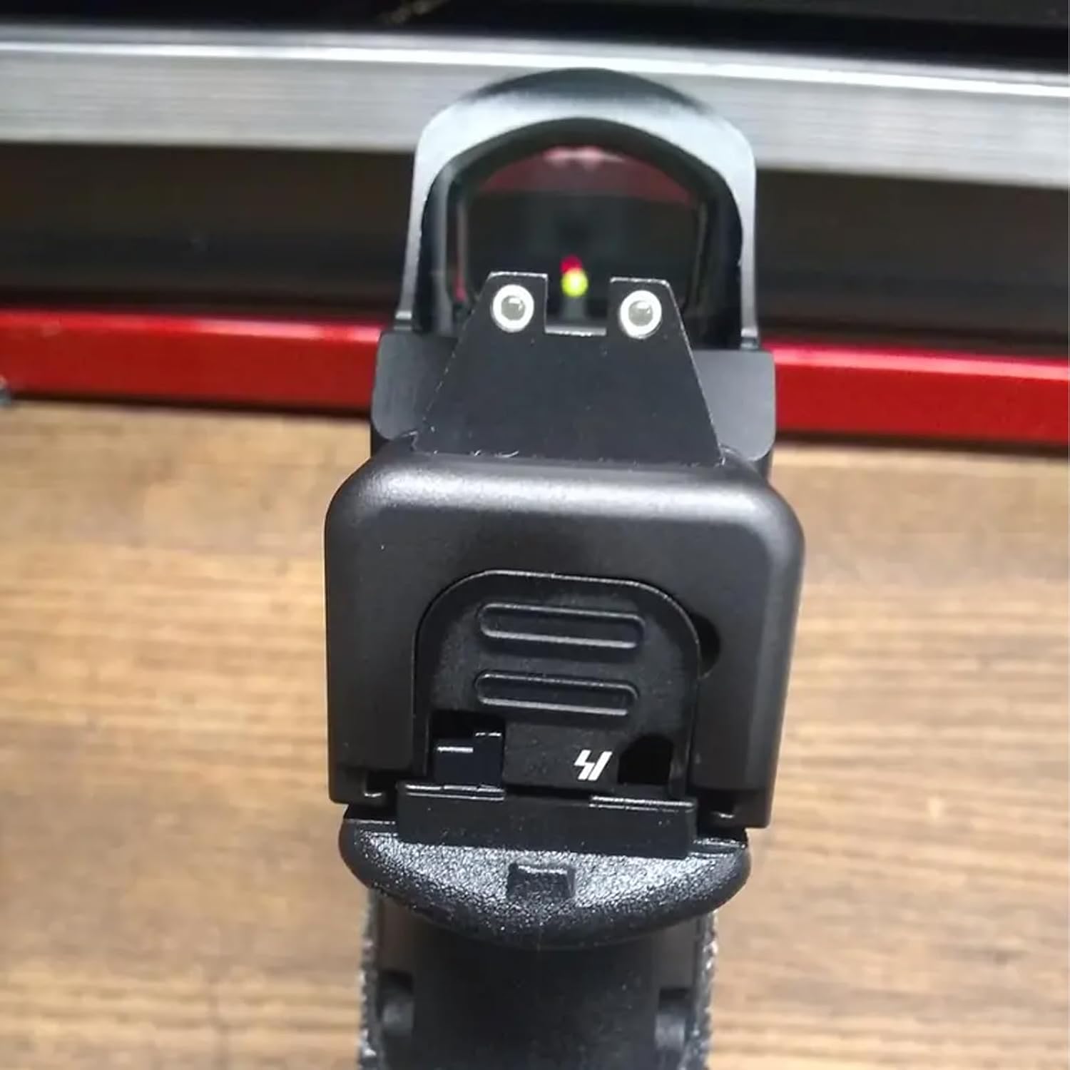 NIGHT FISION Suppressor-Height Tritium Night Sight Set for Glock