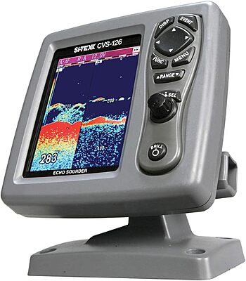 SI-TEX CVS-126 5.7" 600W Dual-Frequency Color Echo Sounder - Beige