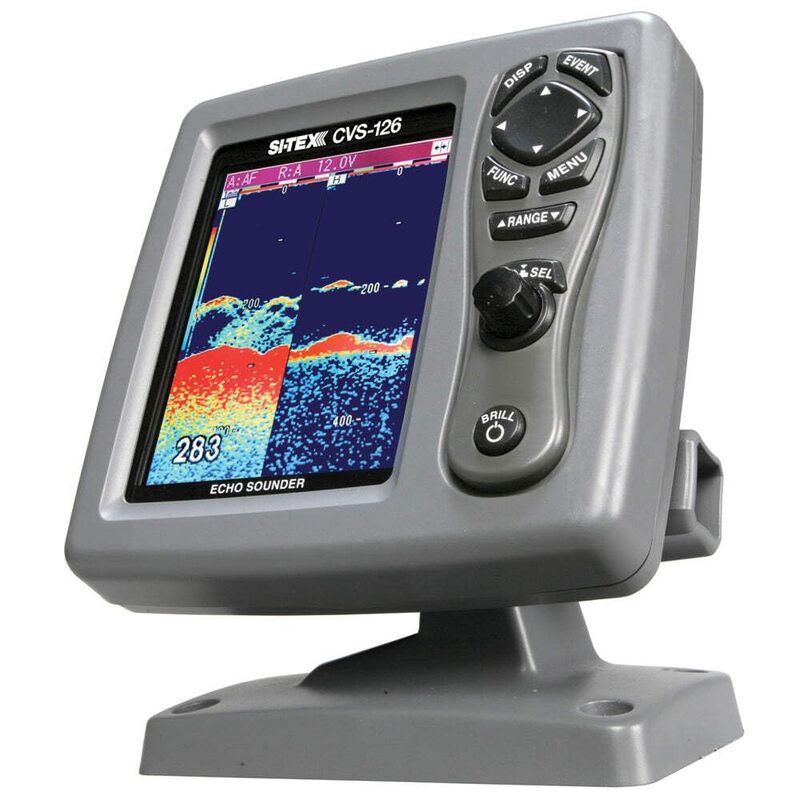 SI-TEX CVS-126 5.7" 600W Dual-Frequency Color Echo Sounder - Beige