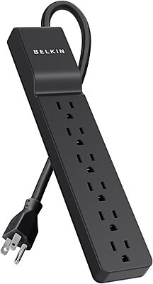 Belkin 6-Outlet Home and Office Surge Protector