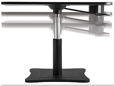 Victor DC240B High Rise Collection Adjustable Laptop Stand/Platform with Storage Cup, Black