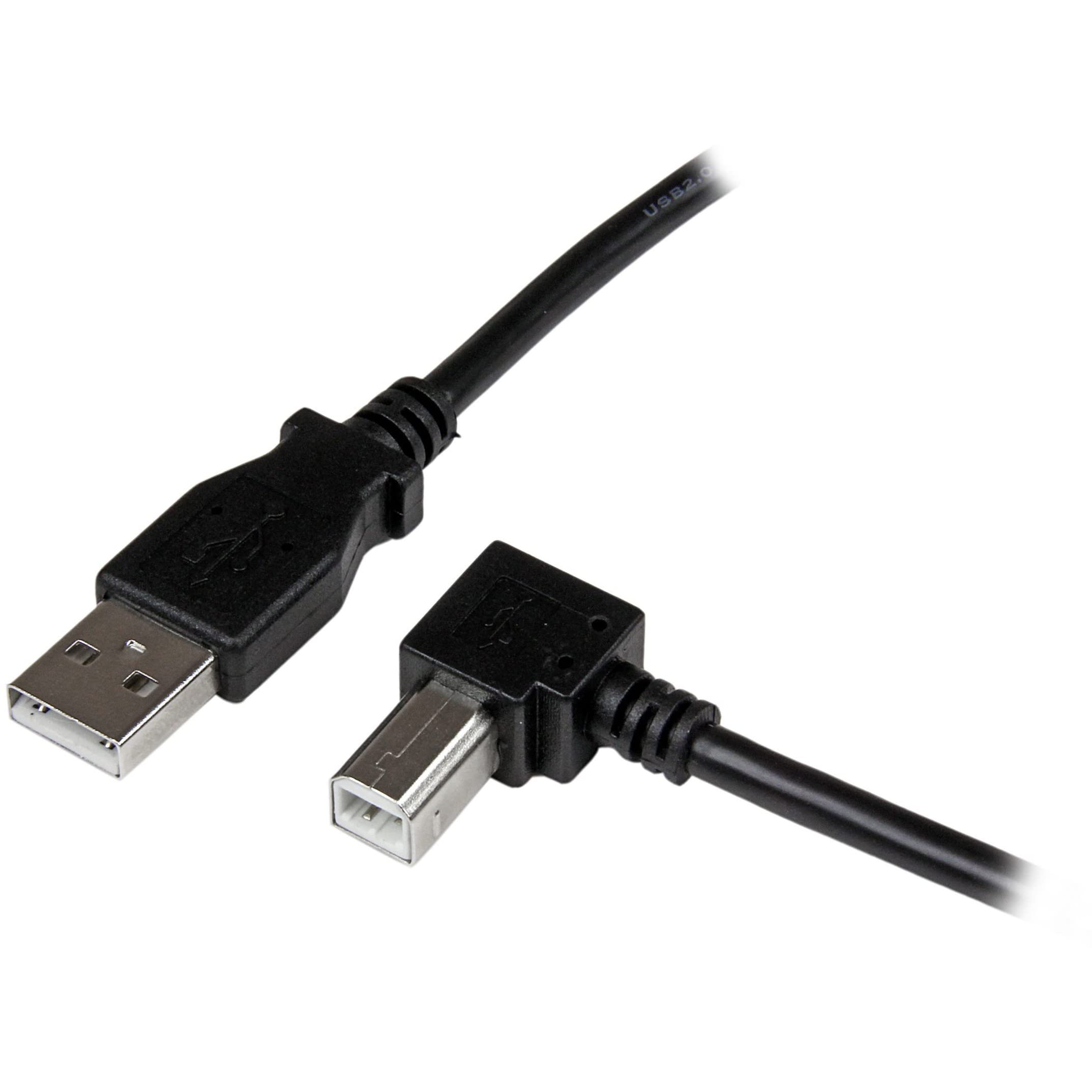 StarTech.com USB 2.0 A to Angled B Cable