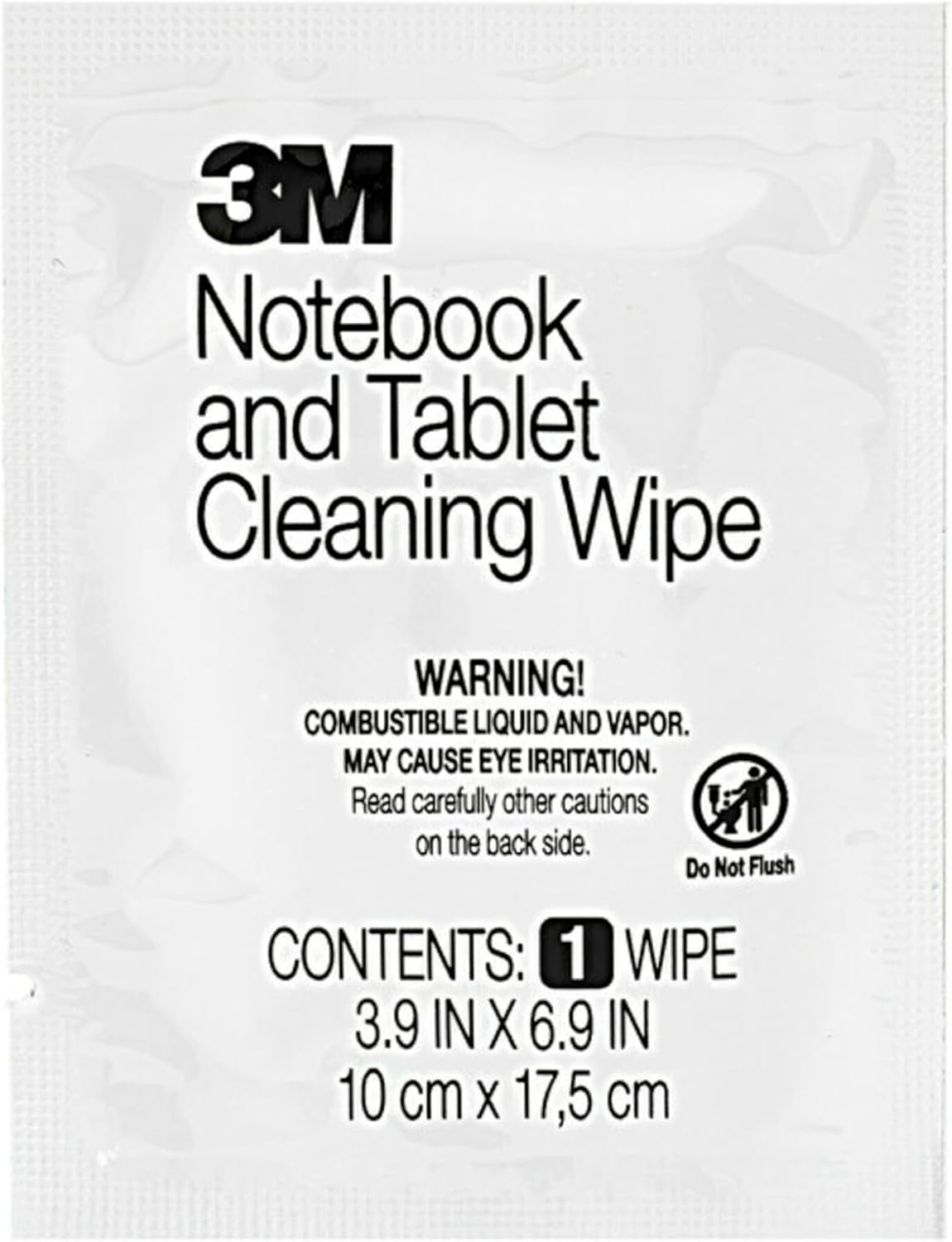 3M Notebook Screen Cleaning Wipes, 3.9 x 6.9 Inches (CL630), White, 24 individual wet wipes (Packaging may vary)