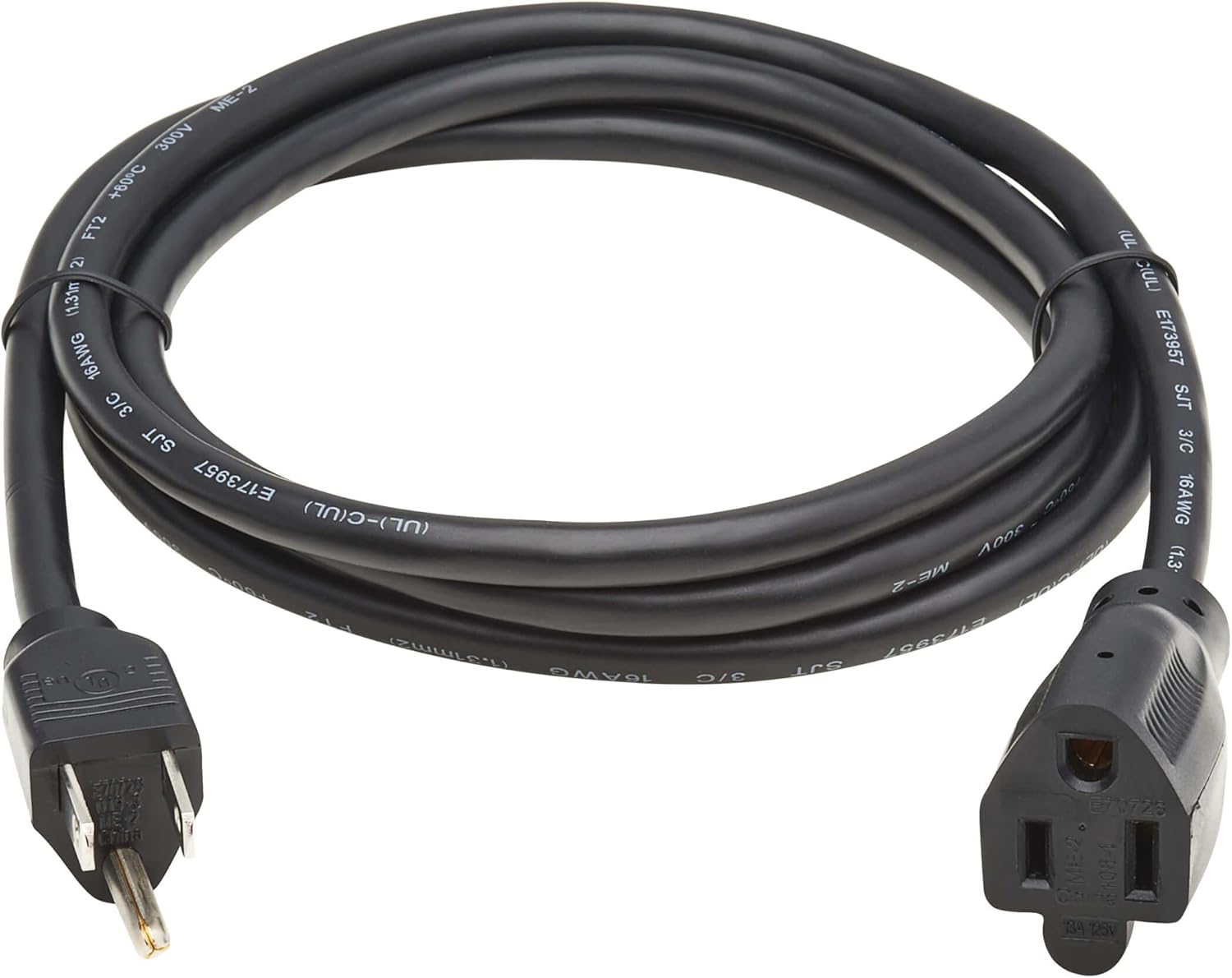 Tripp Lite Power Extension Cord, NEMA 5-15P to 5-15R, 13A 120V 16 AWG