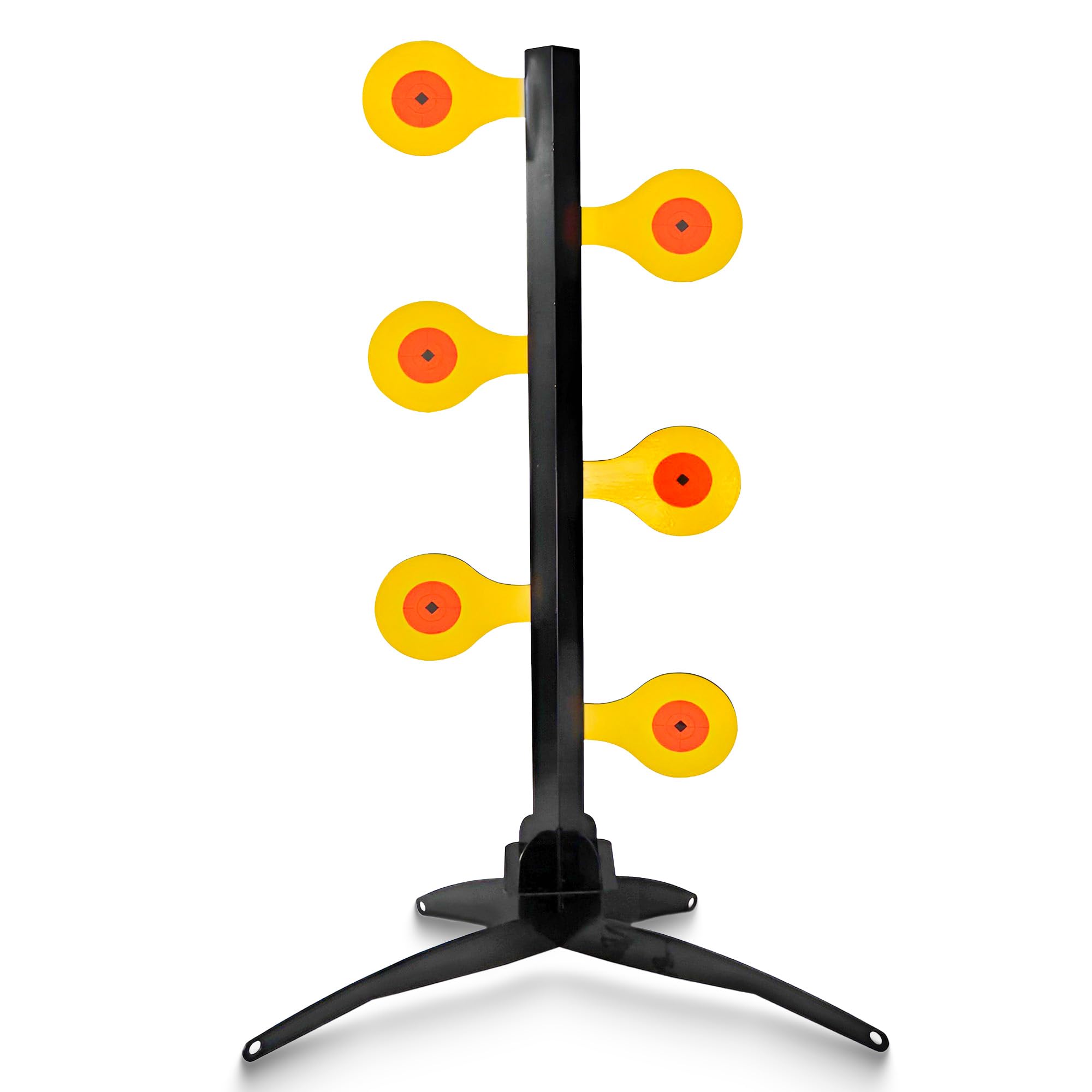 Birchwood Casey Handgun Dueling Tree Target with AR500 Steel Paddles, World of Targets